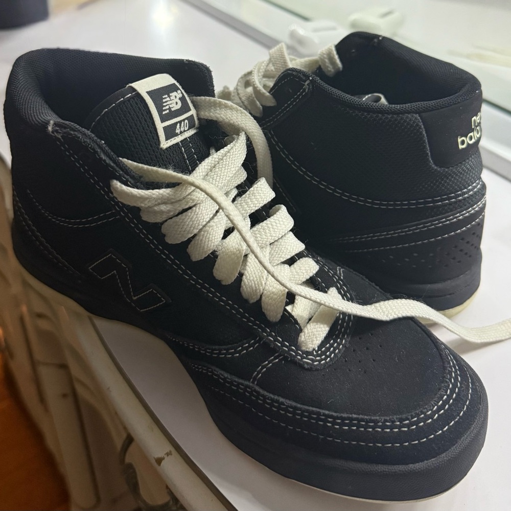 New Balance Black and White High-Tops